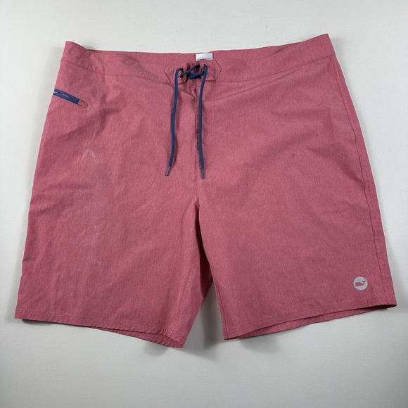 Vineyard Vines Board‎ Shorts Mens 42 Pink Swim Shorts Drawstring Surf Preppy - Picture 1 of 6